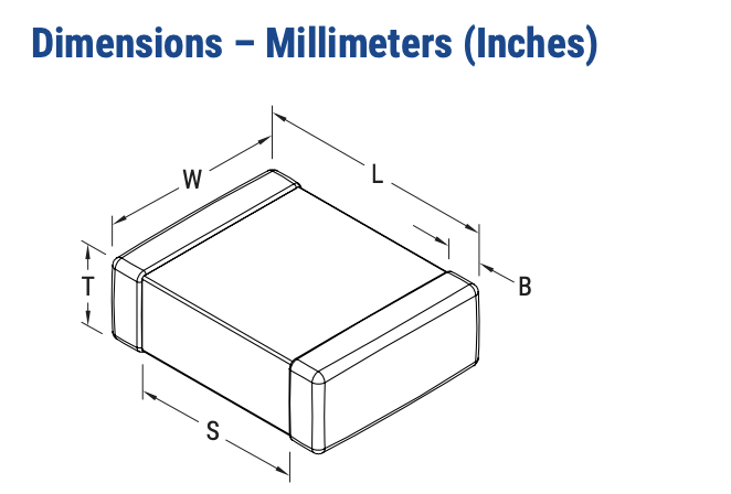 Condensador cerámico multicapa Bajo ESL Alta temperatura C0603C330M5HAC7867 Kemet